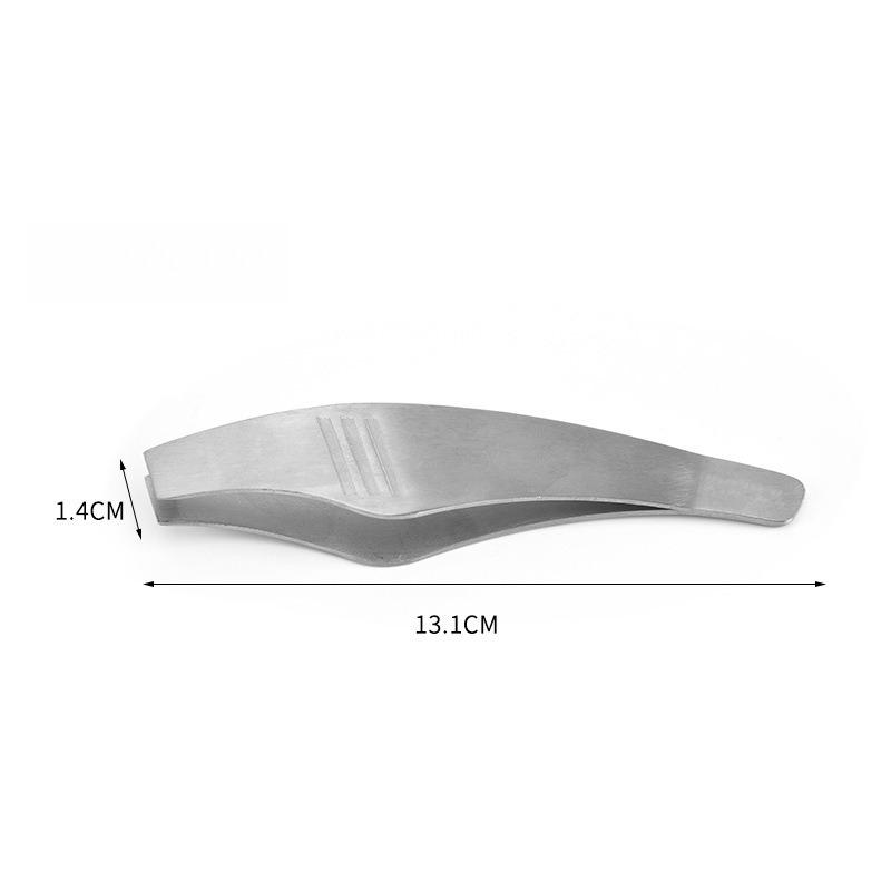 Stainless Steel Tweezers Bone Tweezer Food Clips Food Tongs Hair Removal Tool Angled Ham Pin Bone Pliers for Removing