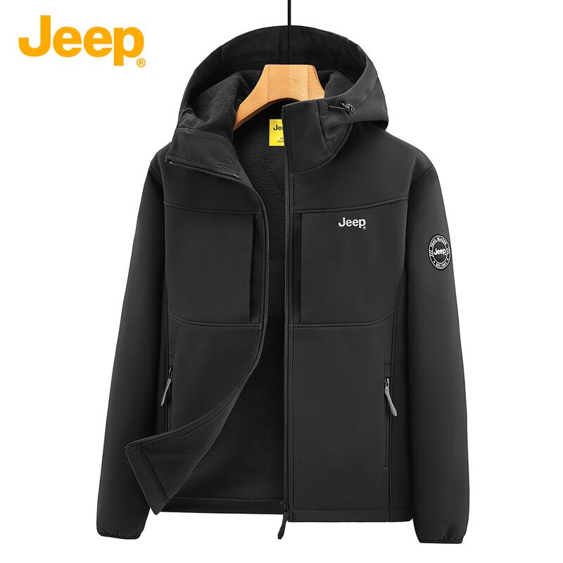 

JEEP Men s Casual Outdoor Windproof Jacket 4XL