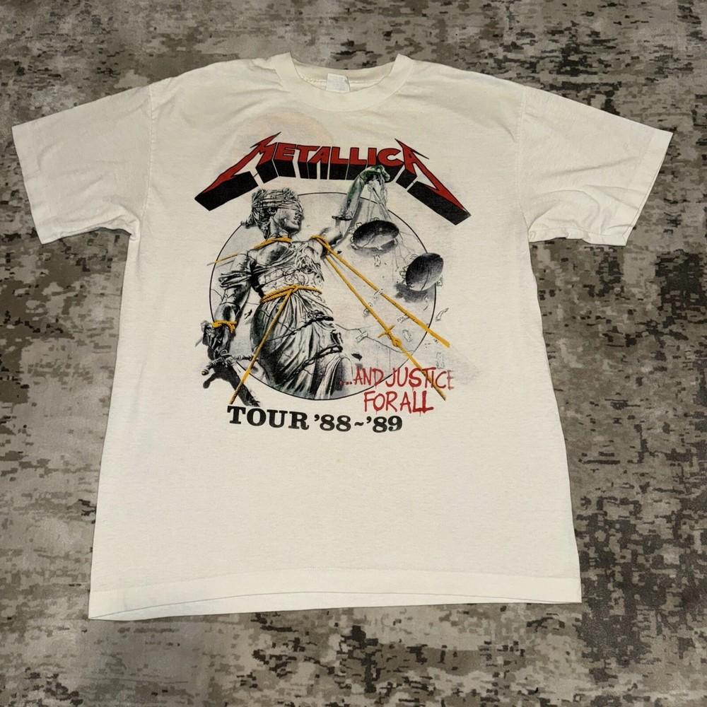 Винтажная футболка унисекс Metallica & The Cult Тур 1988 года Редкая футболка рок-группы 80-х S