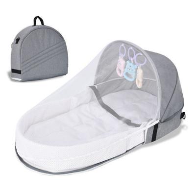 Cuna de viaje para bebé con red Tienda de bebé plegable Cuna lavable Cama de viaje biónica Cuna cuna transpirable