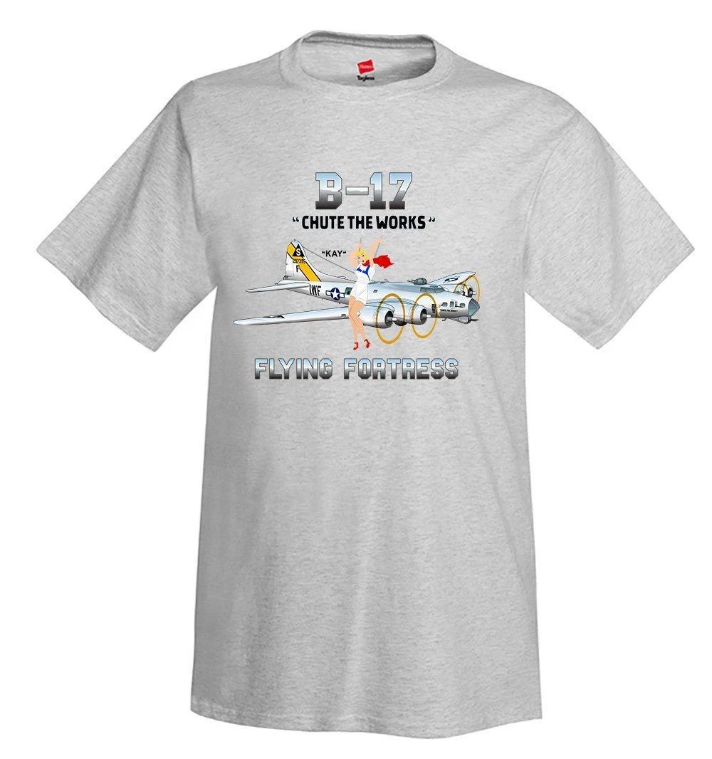 

Boeing B-17 Flying Fortress Airplane T-Shirt - Personalized w/ Your N# 4XL