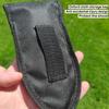Stainless Steel Folding Shovel Lightweight Anti Slip Handle Camping Shovel with Oxford Storage Bag Mini Gardening Shovel