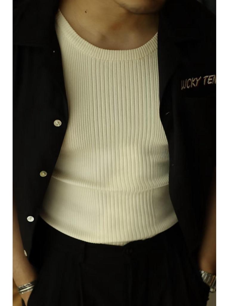 2022 Retro Sport Herren Strickweste Einfarbig - Sommer Oberbekleidung