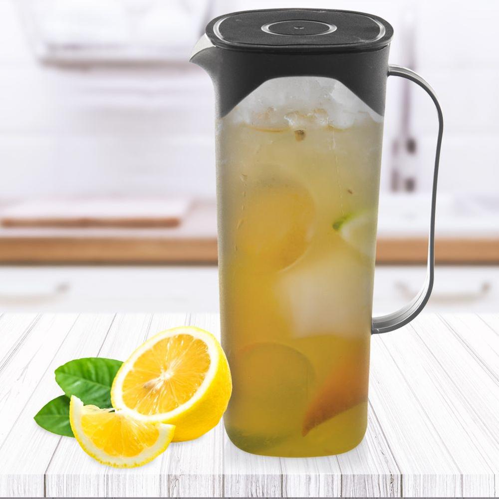 Plastic Jug for Drinks, Water, Juice, Lemonade, with Lid, 1.8L