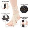 Neofect Foot Drop Ankle Support Drop Foot Adjustable Wrap Ankle Beige Brace, Brace, (Left)