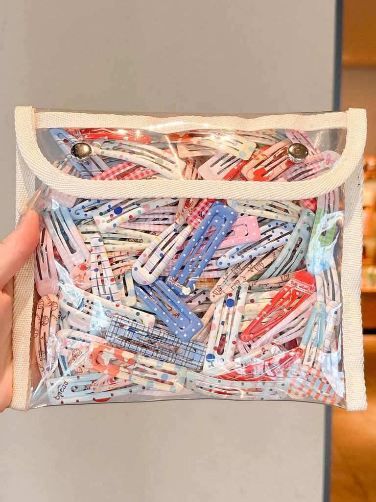 Cute Crystal Baby Hair Clip for Little Girls-Japan & Korean Style Colorful Side Bang & Back-of-Head Clips