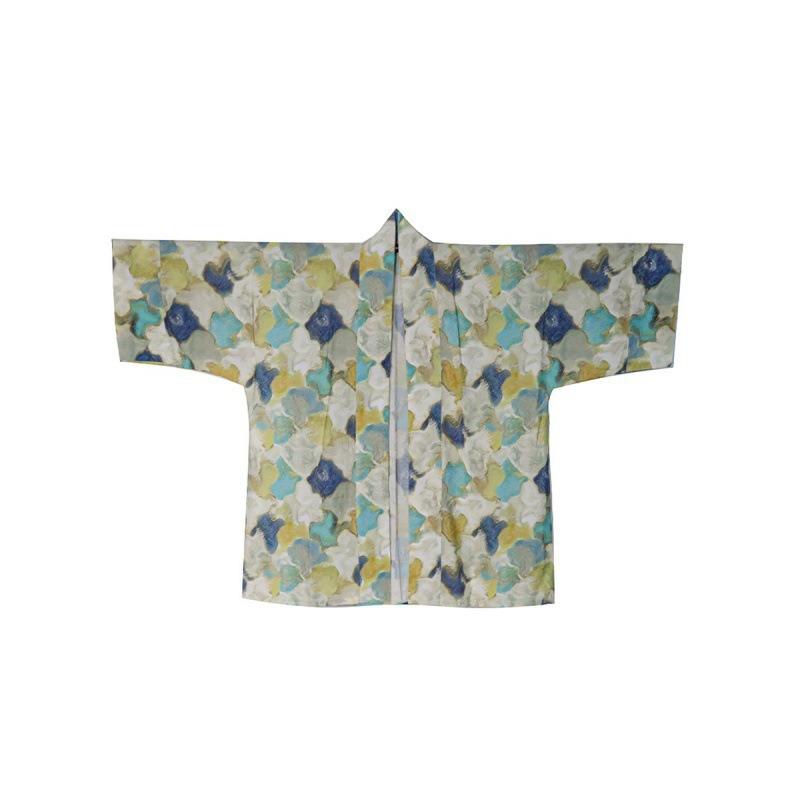 Spring and Autumn Retro Chinese Style Hanfu Modified Shirt Loose Plus Size Women's Printed Pair-breasted Wide-sleeved Shawl Long Shirt Top