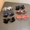 New Trends Y2K Sunglasses Women Men Fashion Punk Frameless Sun Glasses Brand Designer One-Piece Lenses Sports Goggle UV400