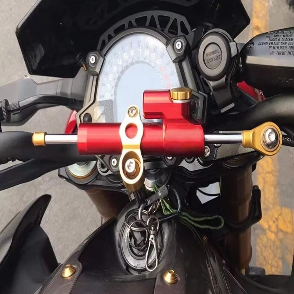 Universal Universal Titanium Damper Anti-shake Steering Shock Absorber Motorbike Modification