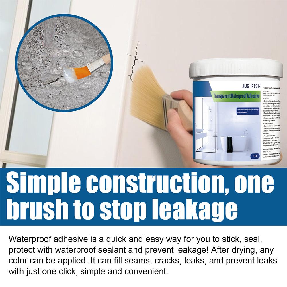 New 1-10PCS Waterproof Sealant Agent Glue Toilet Anti-Leak Invisible Sealant Glue Roof Repair Broken Agent Sealant Repair Tools