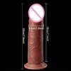 Skin-Rolling Simulation Penis Egg-Free Sliding Dildo Double Layer Liquid Silicone Makeup Women's Masturbation Device Adult Supplies
