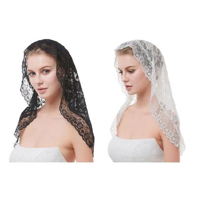 Luxurious Lace Wedding Veils Designed For Bridal Attire In Versatile 90cm Length And Elegant Style