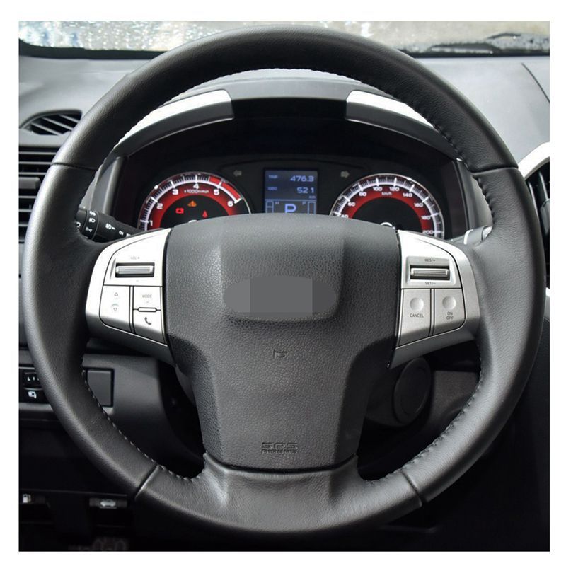 Hand Sewing Artificial Leather Car Steering Wheel Cover For Holden Colorado (AU) 2012- Isuzu D-MAX 2013-2018 mu-X 2013