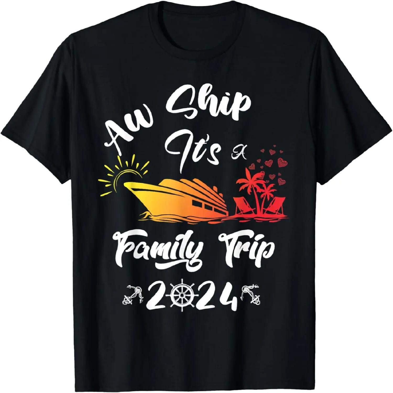 

Aw Ship It s A Family Trip 2024 Family Cruise Matching T-Shirt XXXXXL різнокольоровий