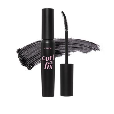 ETUDE Curl Fix Mascara Volume Waterproof Black Curl Keeping Volume Eyelashes Upward 8g [Etude Official] Black/Mascara Idol-like