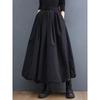 Solid Color Fluffy Half Body Skirt Pants Solid Puffy Skirt Pants