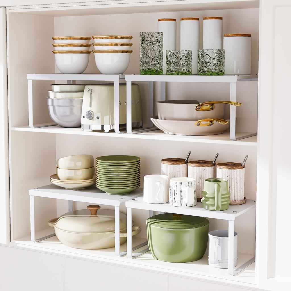 C-Shaped Foot Plate Gold Storage Rack