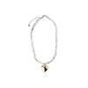 Kette - LUXENTER - Norku - 18 Karat Gelbgold plattiert - 42 cm + 5 cm Verlängerung - Vergoldet Damen