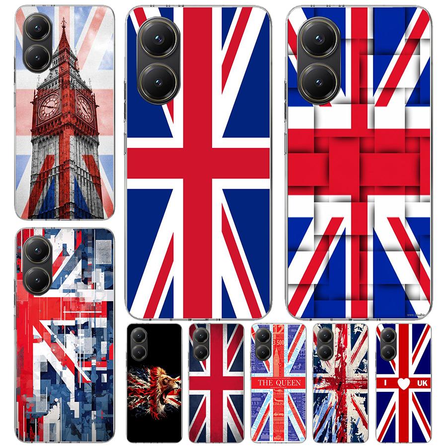 Union Jack England UK Flag Soft Phone Case For Xiaomi Redmi 15C 15 13C 13 Poco X5 X6 X7 F7 Ultra M7 12C 12 10 10C 9C 9A 9T 9 Fun
