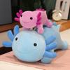 Soft Big Salamander Pillow Colorful Salamander Plush Toys Cartoon Salamander Doll Animal Bed Bolster Girlfriend Sleep Pillow