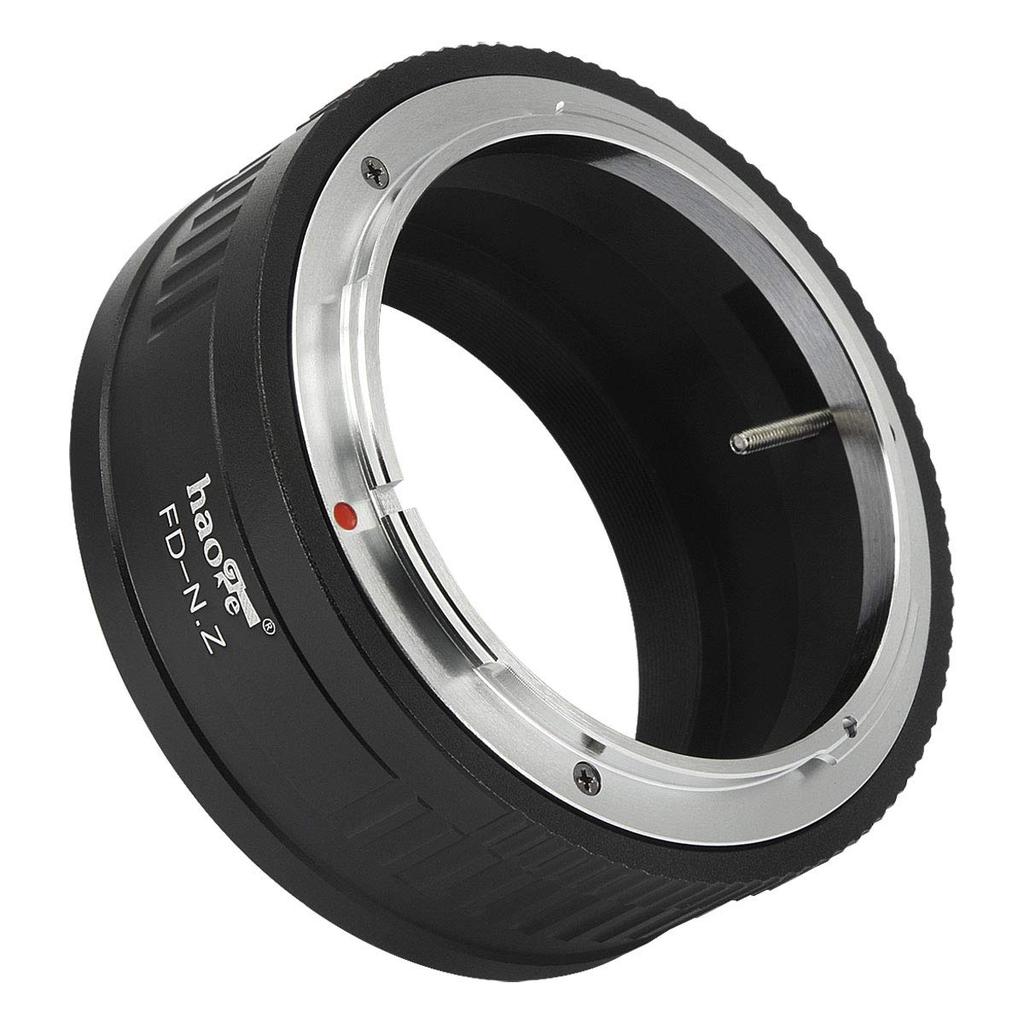 Haoge Manual Lens Mount Adapter for Canon FD Lens to Nikon Z Mount Cameras such as and Z7 Z7II, Z6II, Z6,