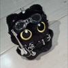 Kitten Soft Black Cat Plushies Stuffed Doll Cat Pendant School Bags Cat Plush Keychain  Backpack