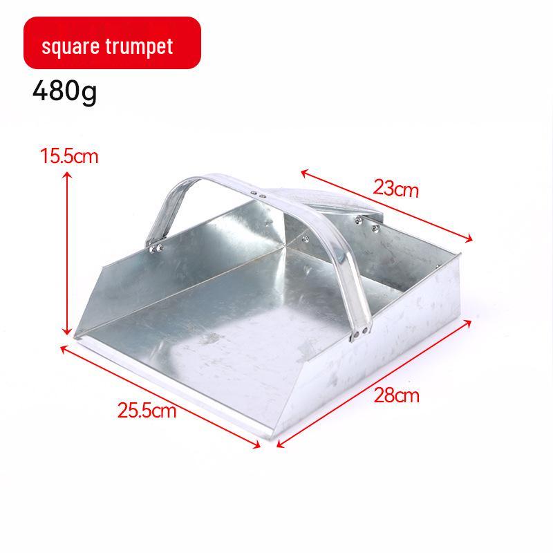 

Semicircular Iron Grain Shovel - Durable Agricultural Dustpan with Hopper Scoop