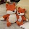 35-90cm Soft Fluffy Fox Plush Toy Cute Cartoon Animal Fox Stuffed Doll Girls Lover Valentine's Gift Kawaii Sofa Decor Pillows