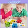 Wooden Facechanging Magic Cube Building Blocks For Kids Logic Training