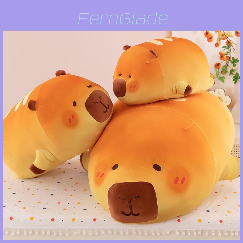Cute Capybara Plush Toy With Elastic Velvet For Kids Gift And Collectors