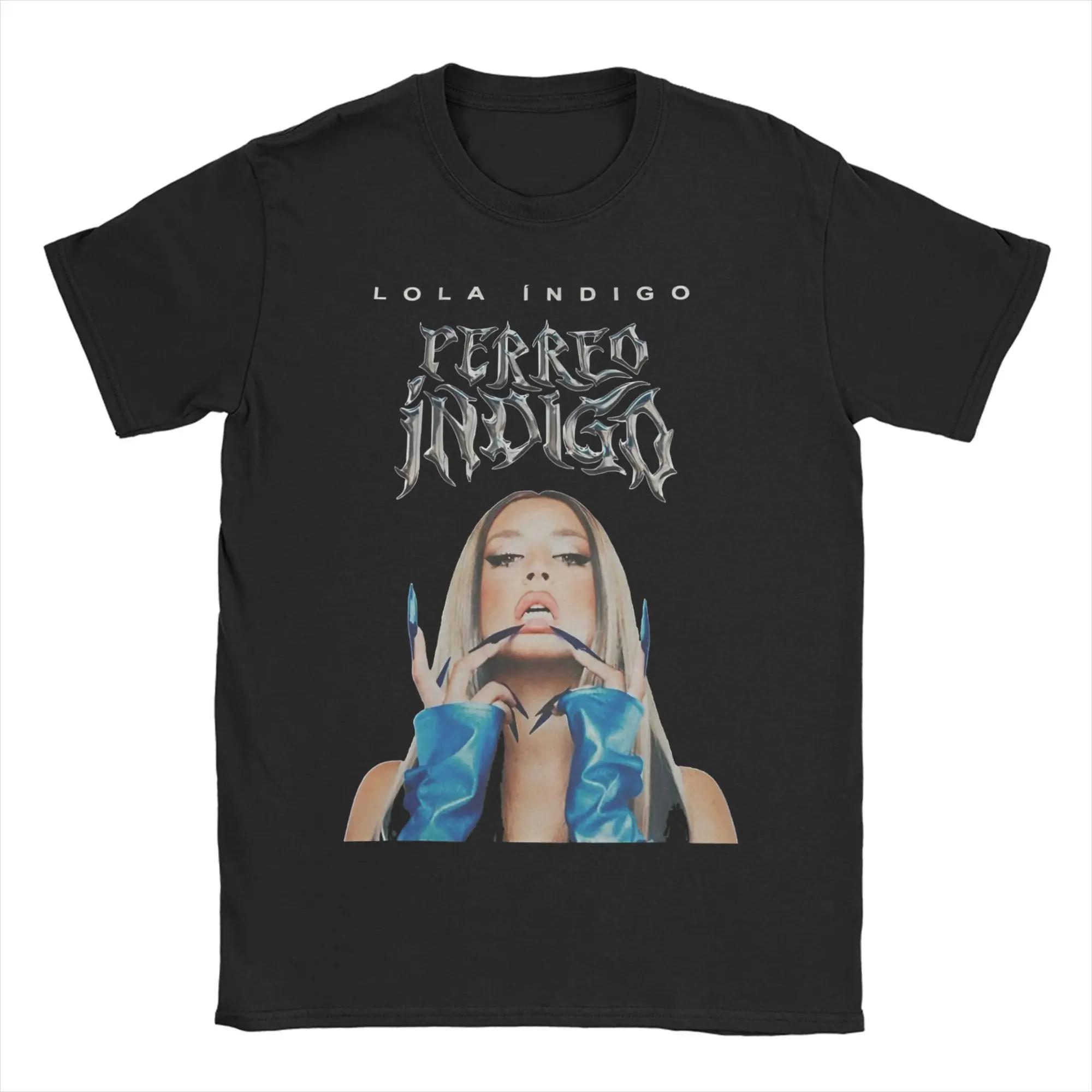 Lola Indigo Tour Merch T Shirt Unisex Women Humorous TShirt Summer Singer Tee Short Sleeve Tops Clothing M