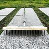 Stainless Steel Wire Floor Brush Head for Concrete Stain Outdoor Deck Garage Stainless Steel Deck Moss Remover