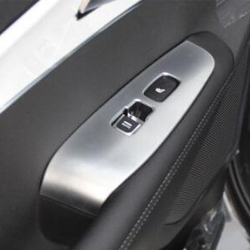 For Kia Sorento L 2015 2016 2017 2018 Car ABS Plastic Armrest Handrail Inner Door Window Glass Switch Panel Cover Trim Frame