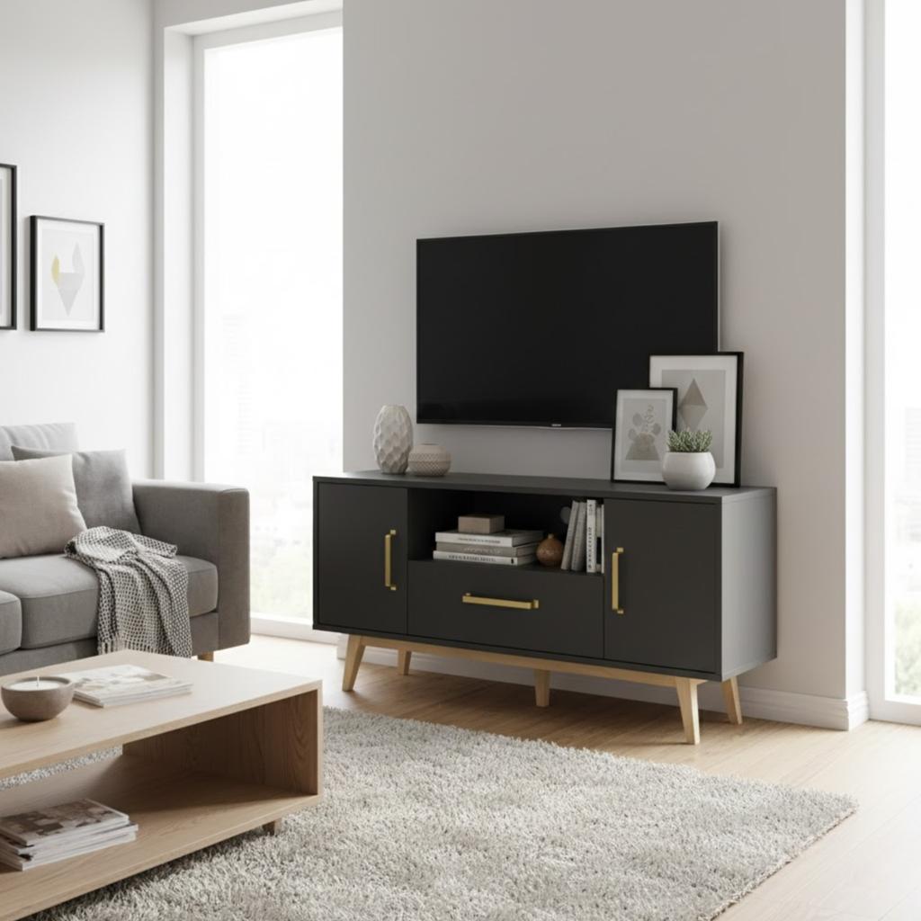 Handle railing for furniture kitchen drawers gold loft retro modern 128