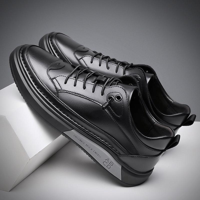 

Board shoes men s cowhide casual white shoes men s spring new student comfortable little white shoes men s shoes trend 38