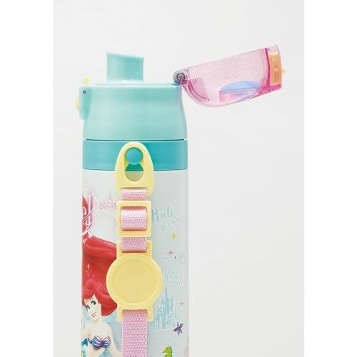 Skater Children's Stainless Steel Water Bottle Direct Drinking 470ml Disney Ariel 24 Child-friendly Lightweight Type Cold Storage Waterbottle Sports B