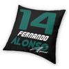 Fernando Alonso 14 Pillowcase Printing Fabric Cushion Cover Decor Throw Pillow Case Cover Bedroom Square 40X40cm