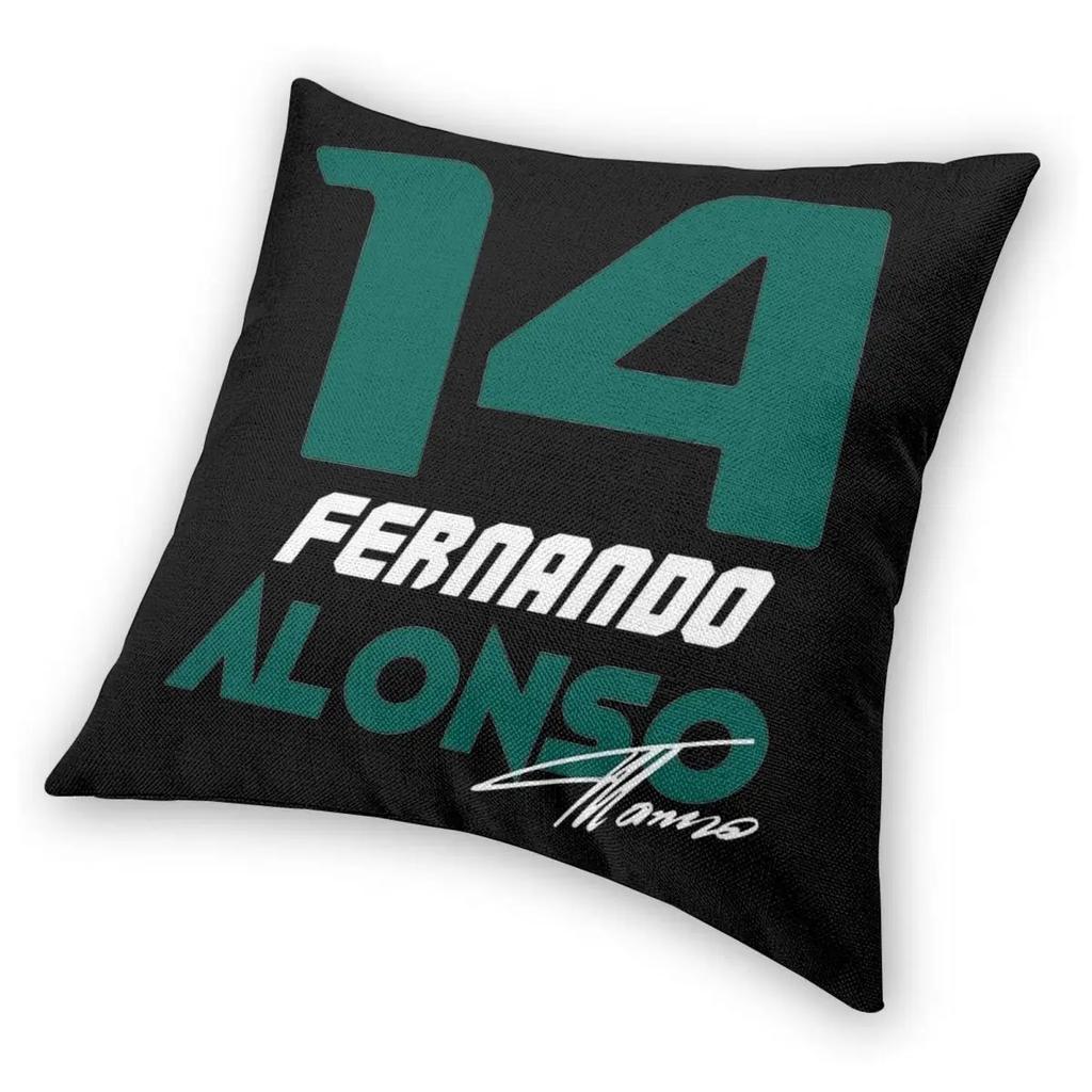 Fernando Alonso 14 Pillowcase Printing Fabric Cushion Cover Decor Throw Pillow Case Cover Bedroom Square 40X40cm