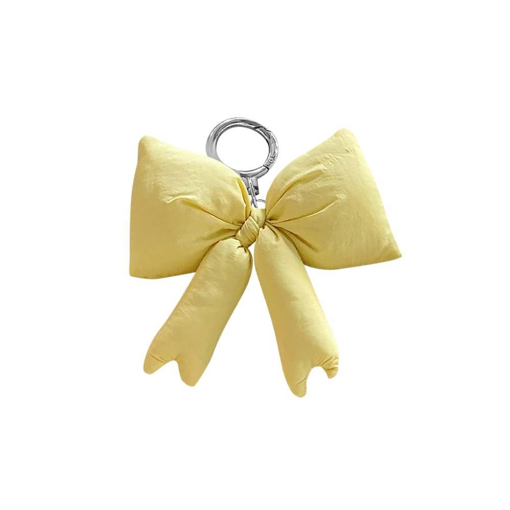 Colored Bow 3D Bow Decoration Cotton Candy Style 3D Design Sweet Bag Pendant Cute Charm Sweet Decoration Bow Bag Pendant