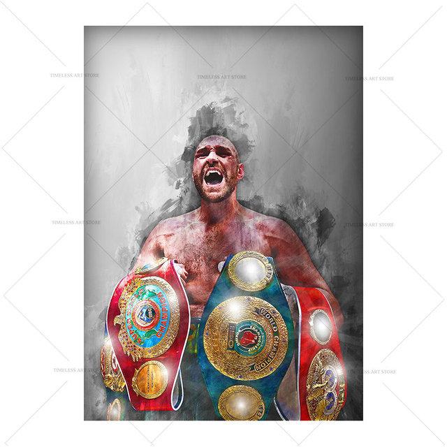 Abstraktní box Tyson Wall Art Malba Hvězda Tisk plakátu Malba na plátno Dekorace obývacího pokoje