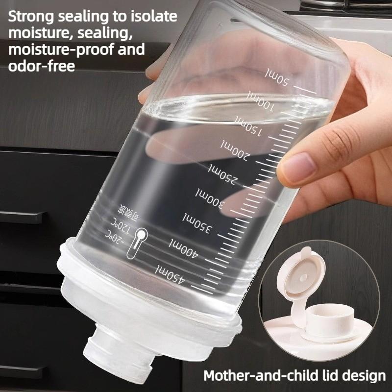 Food-Grade Airtight Large-Capacity Storage Jars & Portable Leakproof Travel Cups - Multi-Purpose Containers for Home Kitchen