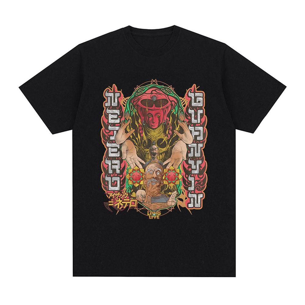 Anime Hunter X Hunter T Shirt Aizakku Netero Manga Graphic Short Sleeve Tshirt Men Women Cotton Casual Tshirts Tops Streetwear