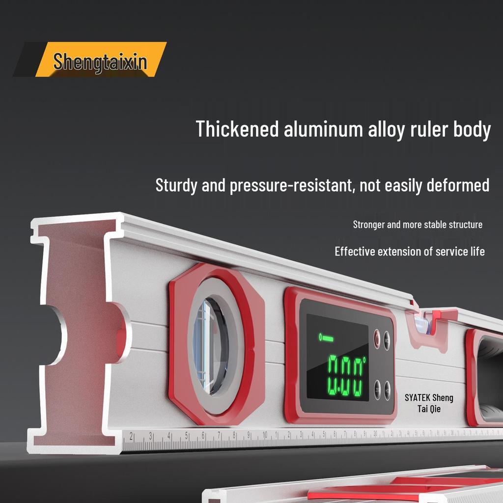 Shengtai Xin Electronic Digital Level: Magnetic, Waterproof, Oil-proof, Aluminum Alloy Inclinometer.