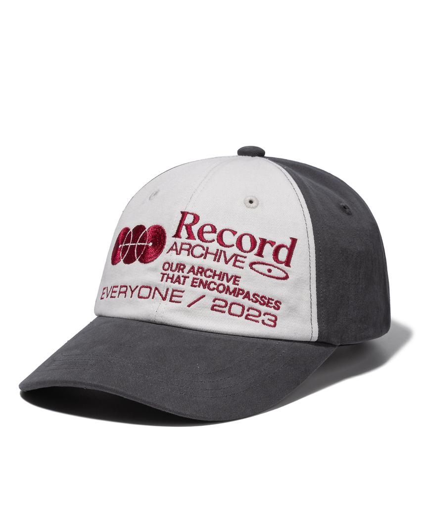 Suku Record Ball Cap - Grey/White