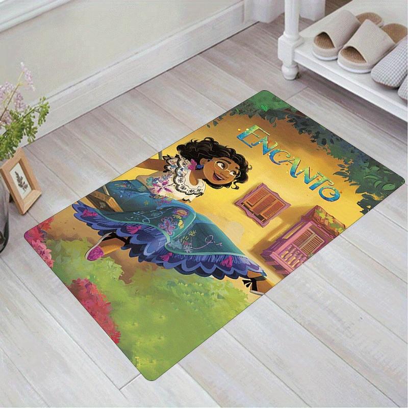 

1pc Encanto Pattern Area Rug Soft Flannel Floor Mat for Living Room,Office,Bedroom and Carpet,Sofa Coffee Table Floor Mat 60cm by 90cm