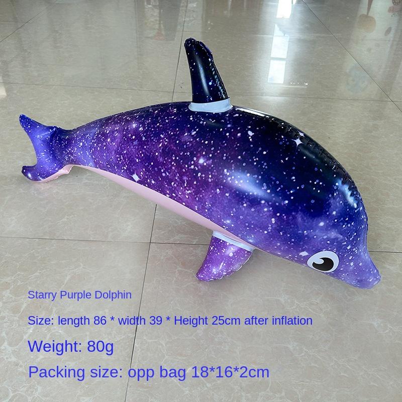 Inflatable Dolphin Shark Children's Pool Party Toy Colorful Dolphin Floating Water Beach Sports Children's Gift Inflatable Toy