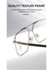 2024 Men's Anti-Blue Light Metal Glasses: Anti-Radiation Optical Frames