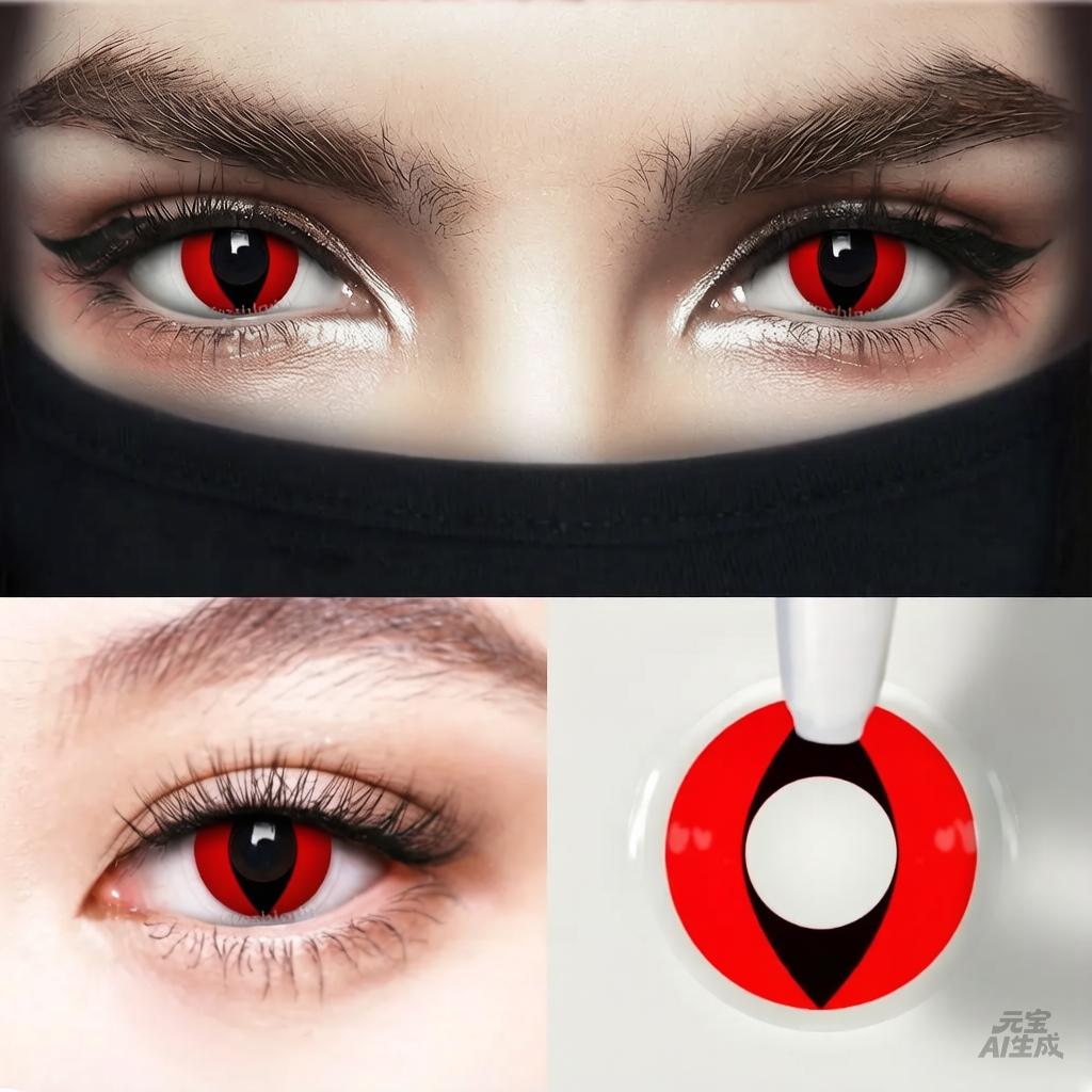 Moody Cat eyes Red