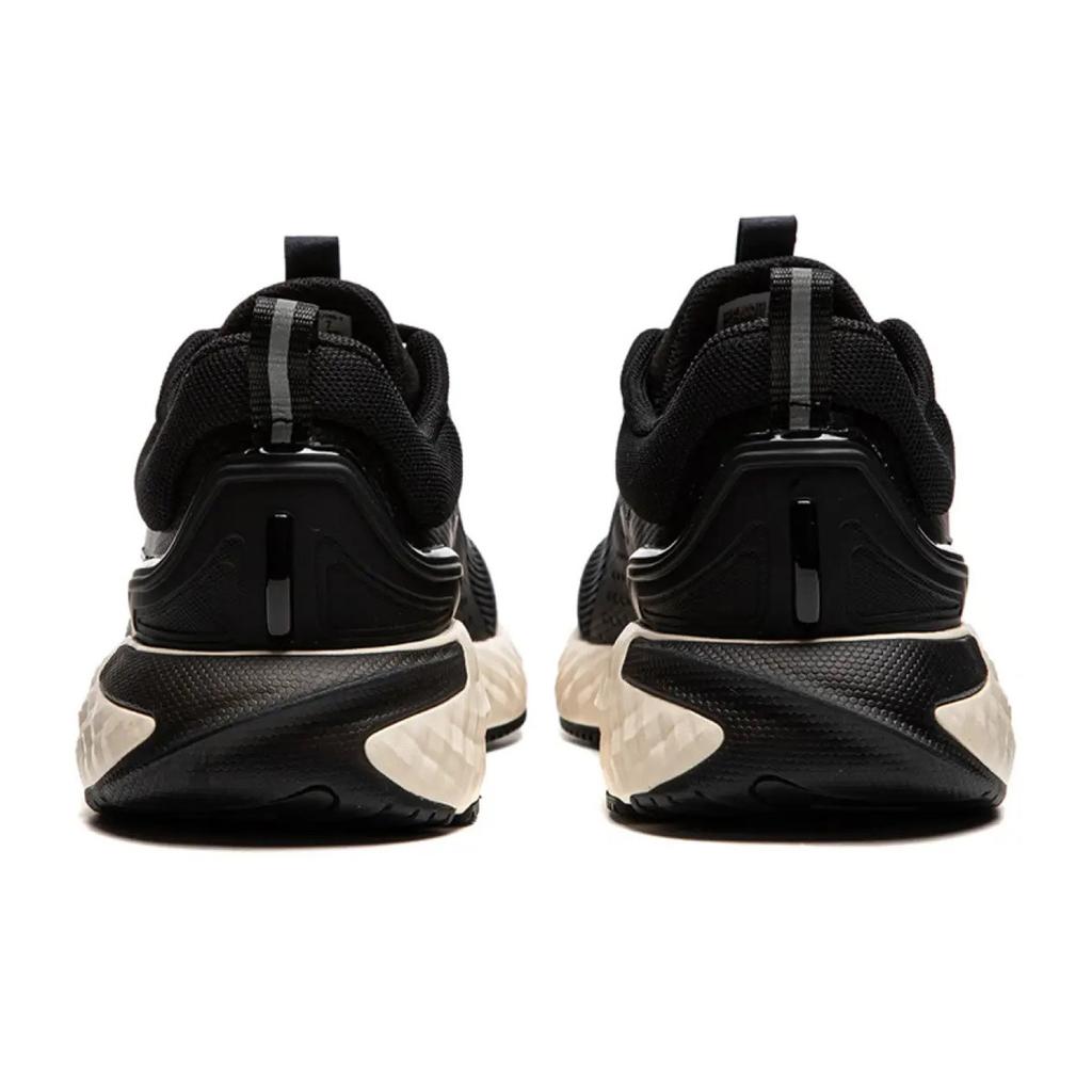 Li-Ning Fabric Comfortable Simple Non-Slip Wear-Resistant Low-Top Casual Shoes Women sneaker Black White AGLU188-1