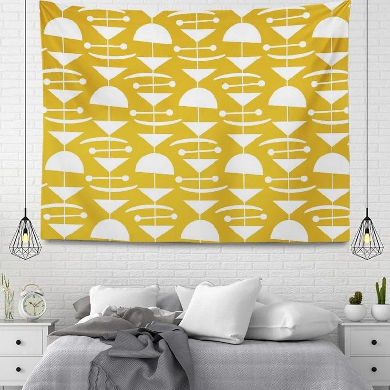 

Гобелен для гостиной в офисе, простая геометрическая декоративная подвесная ткань, гобелен для украшения стен дома 200x150cm